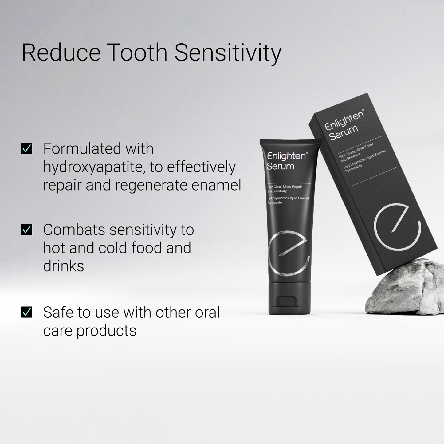 Enlighten Serum highlighting product benefits